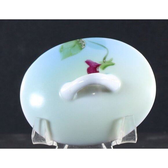 Sugar Bowl and Lid by Meito China Hand Painted Japan 1950s - Picture 11 of 14